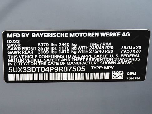 Used 2023 BMW X4 xDrive30i w/ M Sport Package AWD/4WD image 17