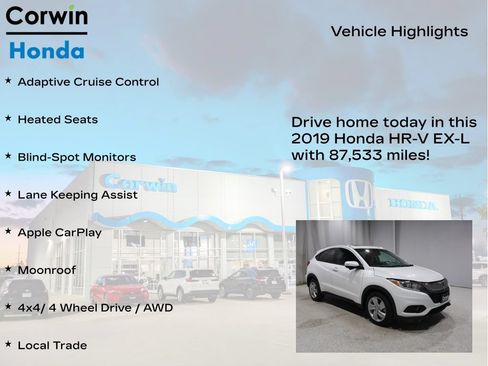 Used 2019 Honda HR-V EX-L image 6