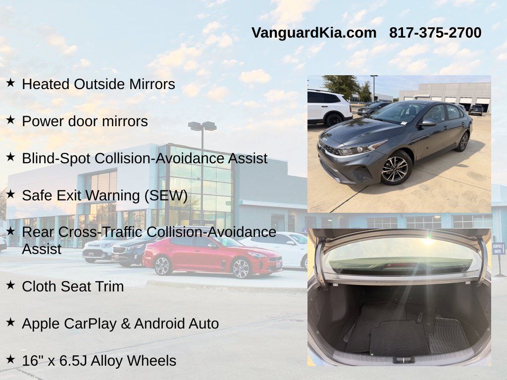 Certified 2024 Kia Forte LXS w/ LXS Technology Package FWD image 12