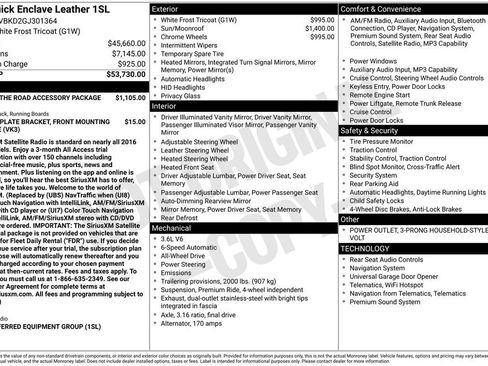 Used 2016 Buick Enclave Leather image 4