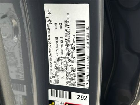 New 2025 Toyota Tacoma TRD Sport image 25