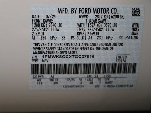 New 2026 Ford Explorer ST w/ Sun And Sound Package AWD/4WD image 33