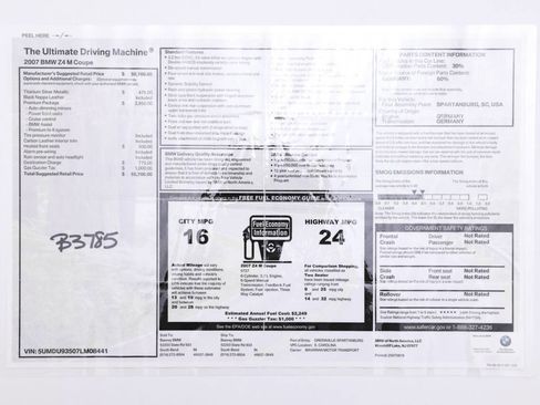 Used 2007 BMW M Coupe image 98