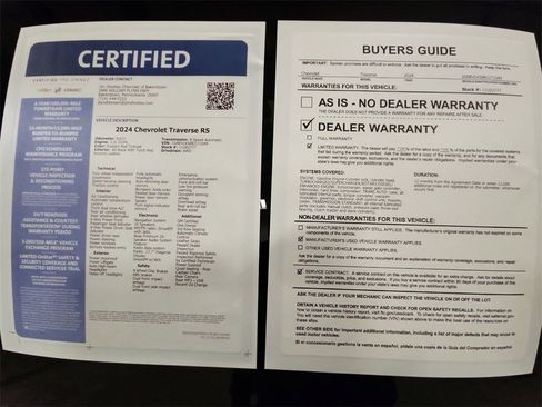 Certified 2024 Chevrolet Traverse RS w/ LPO, Floor Liner Package image 35