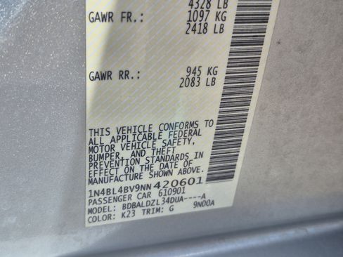 Certified 2022 Nissan Altima 2.5 S FWD image 32