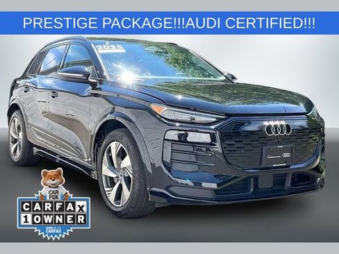 Certified 2025 Audi Q6 e-tron Prestige w/ Black Warm Weather Package AWD/4WD image 1