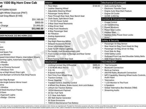 Certified 2024 RAM 1500 Big Horn AWD/4WD image 7