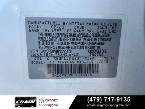 Used 2023 Nissan Kicks S FWD image 33