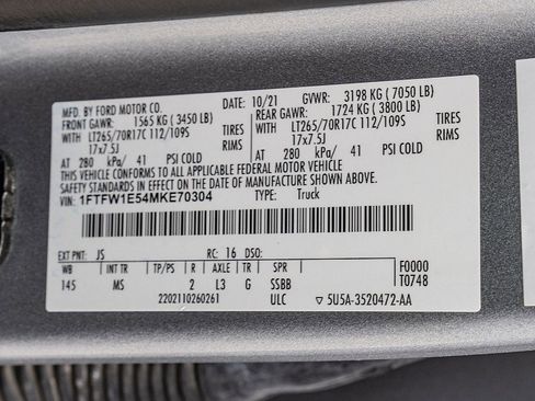 Used 2021 Ford F150 XLT w/ Equipment Group 301A Mid AWD/4WD image 32