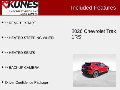 New 2026 Chevrolet Trax RS w/ Driver Confidence Package