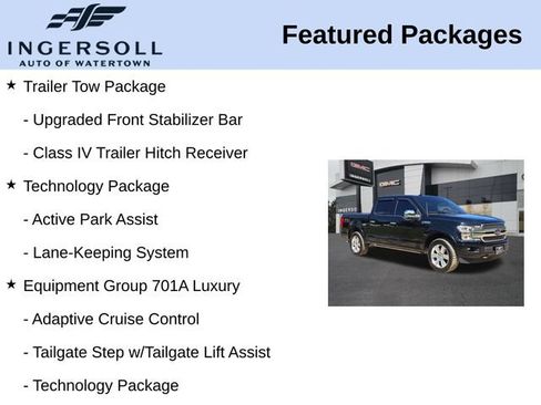 Used 2018 Ford F150 Platinum w/ Equipment Group 701A Luxury AWD/4WD image 15