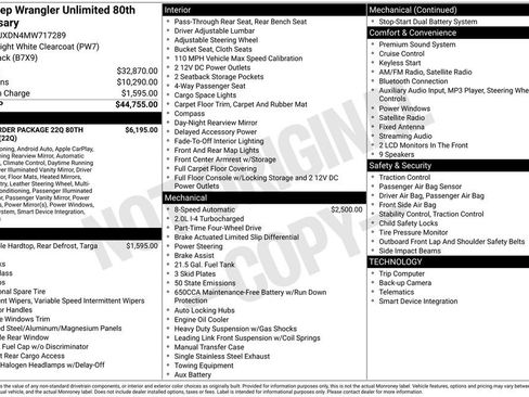 Used 2021 Jeep Wrangler Unlimited Sport image 12