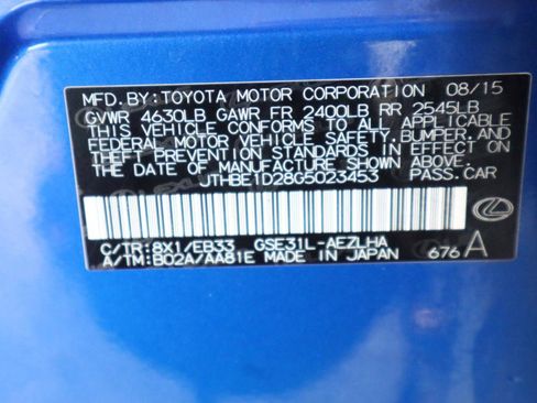Used 2016 Lexus IS 350 w/ F Sport Package RWD image 48