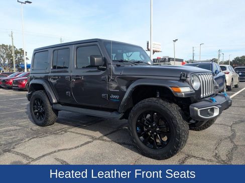 Used 2022 Jeep Wrangler Unlimited Sahara 4xe w/ Cold Weather Group image 2