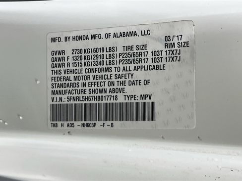 Used 2017 Honda Odyssey EX-L image 32