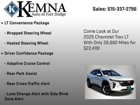 Used 2025 Chevrolet Trax LT w/ Driver Confidence Package FWD image 13