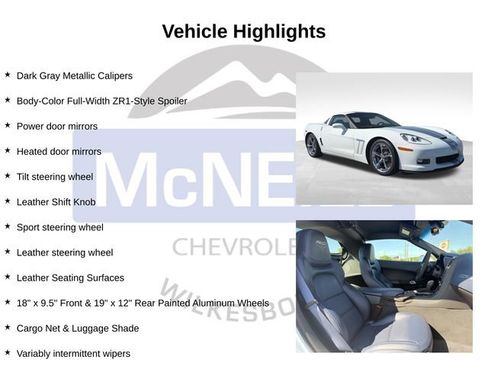 Used 2013 Chevrolet Corvette Grand Sport w/ 4LT Preferred Equipment Group RWD image 10