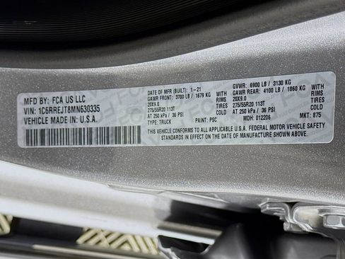 Used 2021 RAM 1500 Laramie RWD image 31
