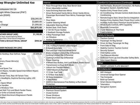 Used 2022 Jeep Wrangler Unlimited Rubicon 4xe w/ Cold Weather Group image 7