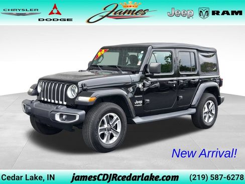 Used 2020 Jeep Wrangler Unlimited Sahara AWD/4WD image 1