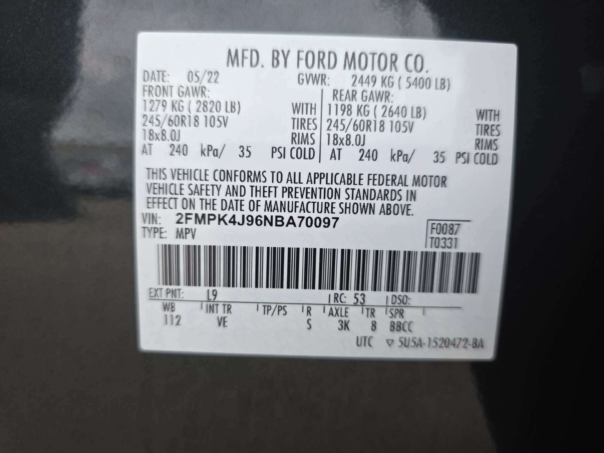 Used 2022 Ford Edge SEL w/ Convenience Package AWD/4WD image 33