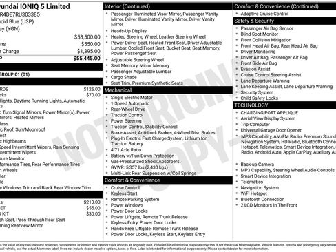 Used 2024 Hyundai Ioniq 5 Limited RWD image 3