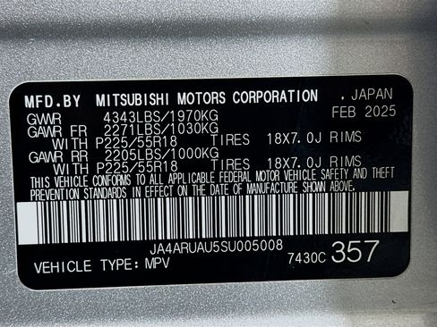 Used 2025 Mitsubishi Outlander Sport SE image 12