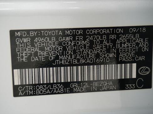 Used 2019 Lexus GS 350 F Sport RWD image 43