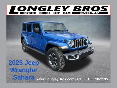 Used 2025 Jeep Wrangler Unlimited Sahara w/ Dual Top Group AWD/4WD image 1