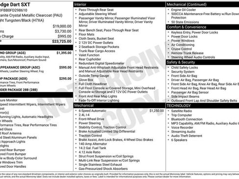 Used 2015 Dodge Dart SXT w/ Sun/Sound Group FWD image 1