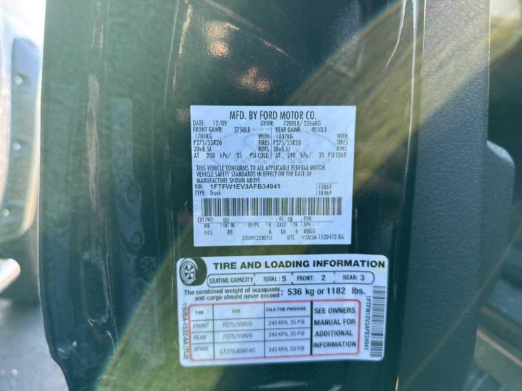 Used 2010 Ford F150 FX4 AWD/4WD image 20