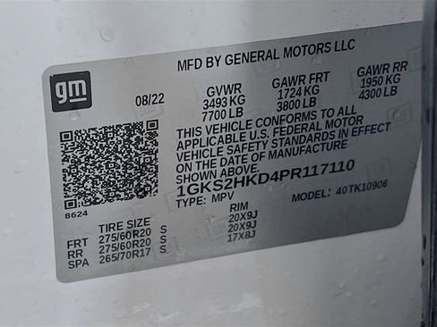 Used 2023 GMC Yukon XL AT4 w/ Technology Package image 11