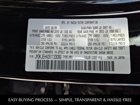 Certified 2025 MAZDA CX-70 Plug-In Hybrid w/ Premium Plus AWD/4WD image 29