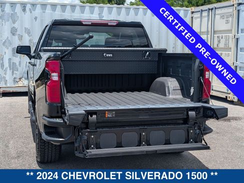 Used 2024 Chevrolet Silverado 1500 Custom w/ Turbomax Blackout Package AWD/4WD image 14