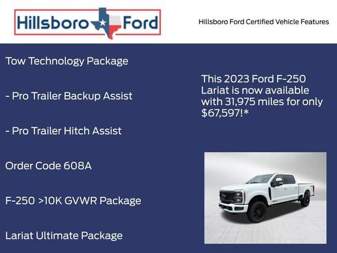 Certified 2023 Ford F250 Lariat w/ Lariat Ultimate Package AWD/4WD image 13
