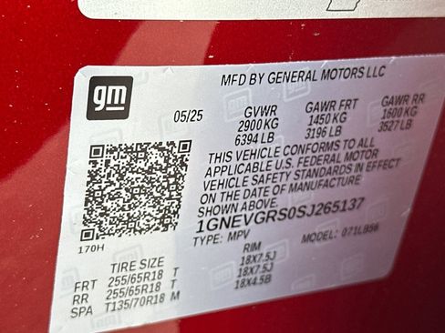 New 2025 Chevrolet Traverse LT w/ Enhanced Driving Package image 35