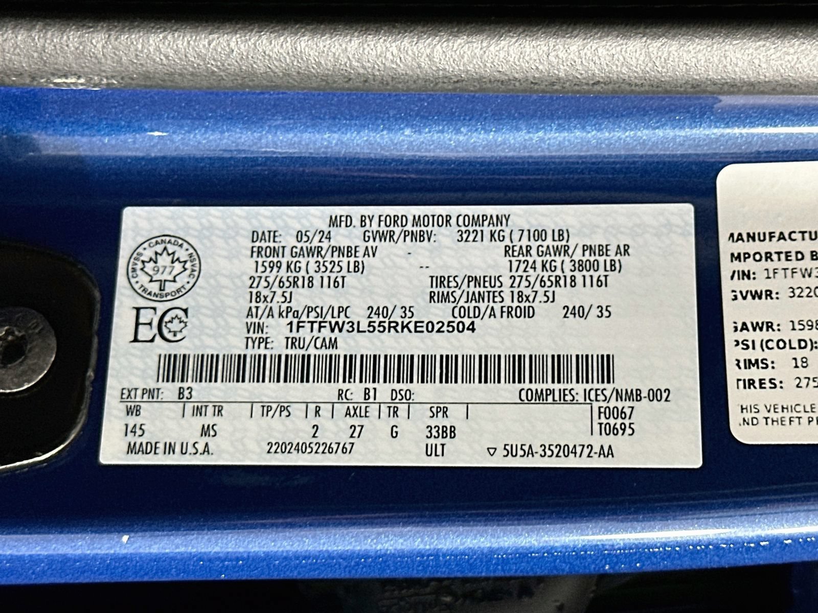 Used 2024 Ford F150 XLT AWD/4WD image 31