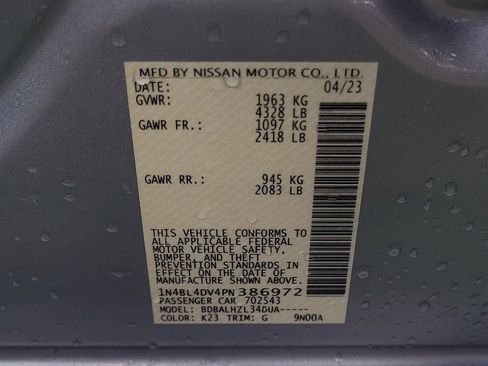 Used 2023 Nissan Altima 2.5 SV image 33