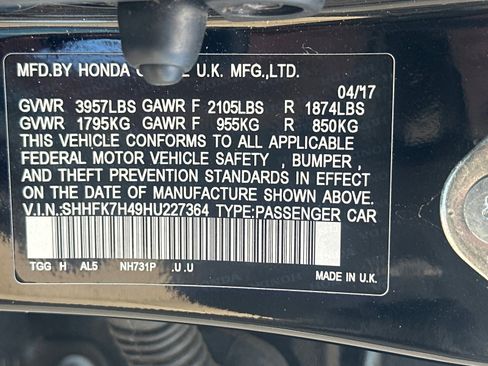 Used 2017 Honda Civic Sport image 32