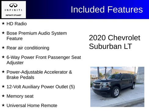 Used 2020 Chevrolet Suburban LT image 3