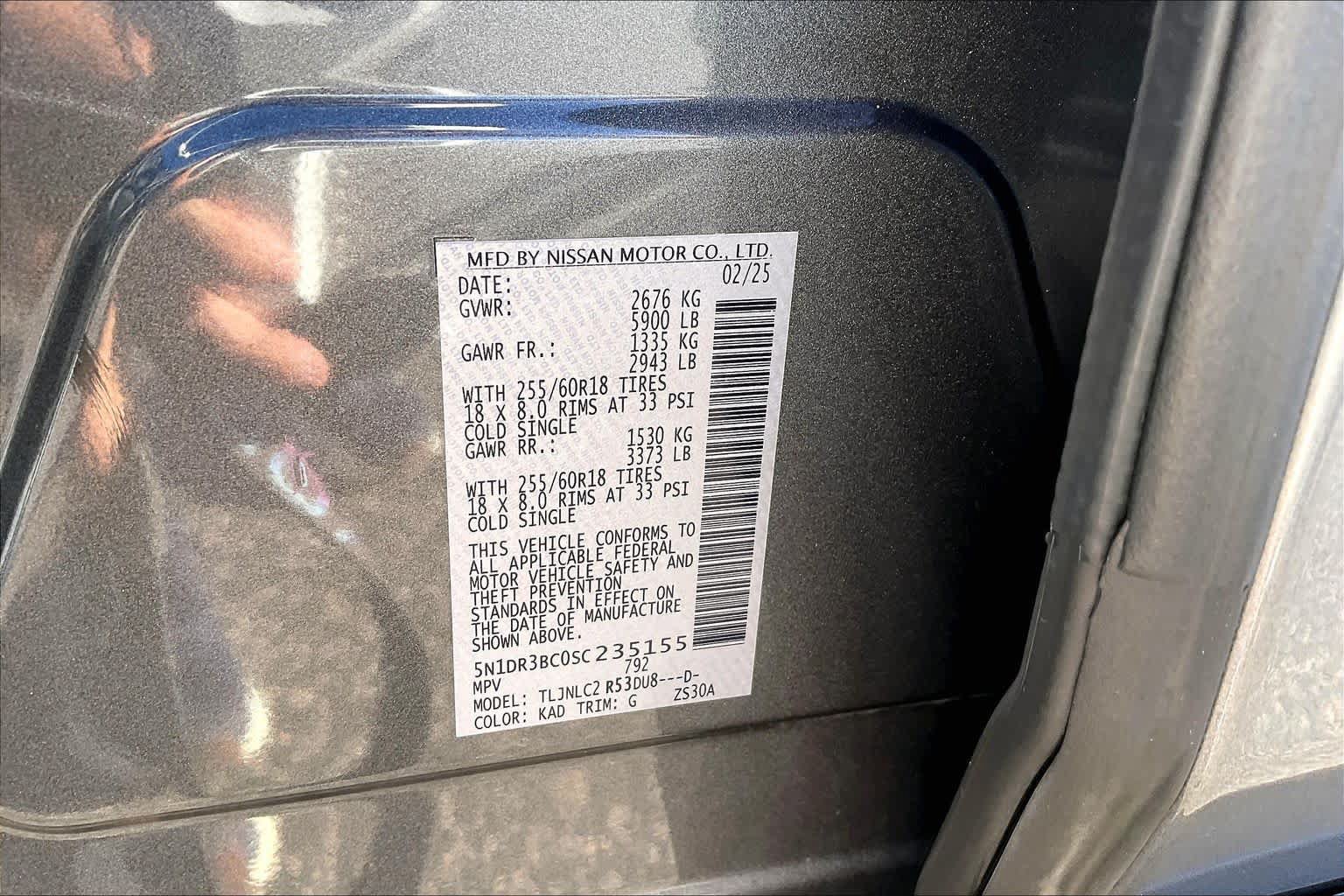 Used 2025 Nissan Pathfinder SV AWD/4WD image 33