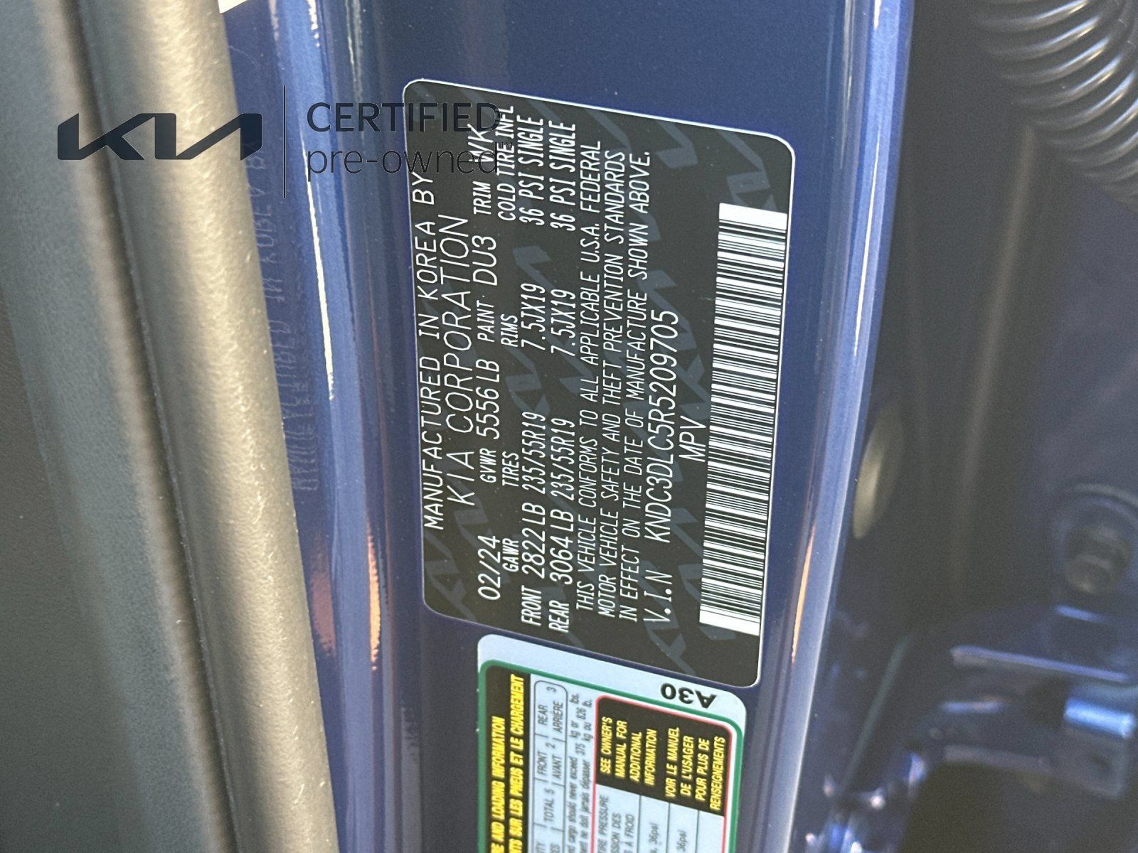Certified 2024 Kia EV6 Wind AWD/4WD image 30