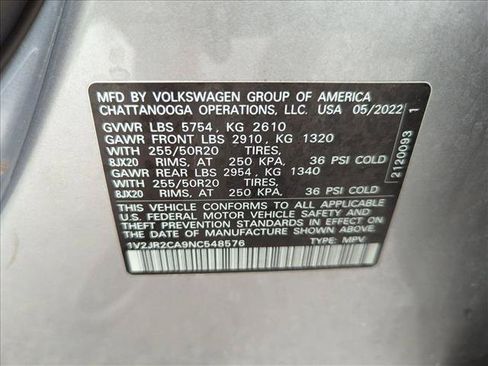 Used 2022 Volkswagen Atlas SE FWD image 15