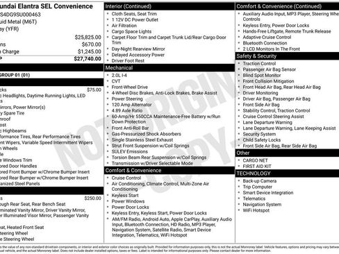 Certified 2025 Hyundai Elantra SEL image 31