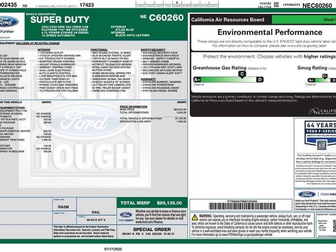 Used 2022 Ford F450 Platinum w/ FX4 Off-Road Package AWD/4WD image 39