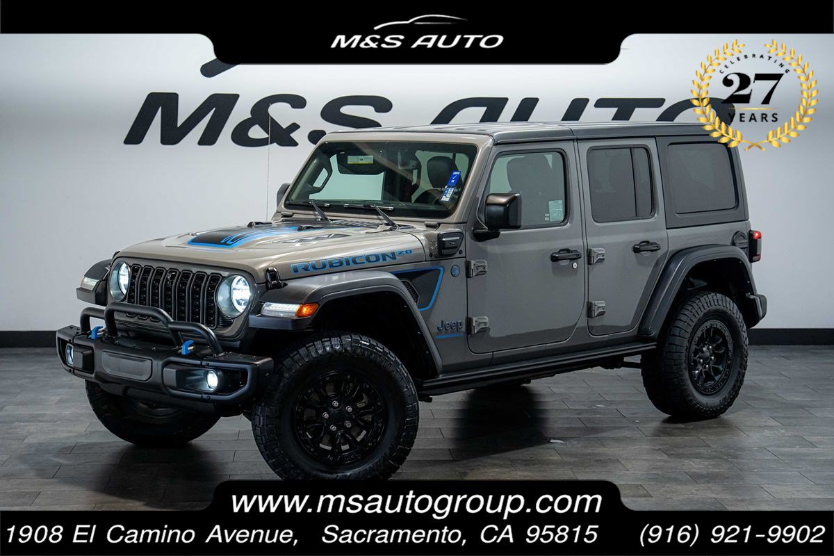 Used 2023 Jeep Wrangler Unlimited Rubicon 4xe AWD/4WD image 1