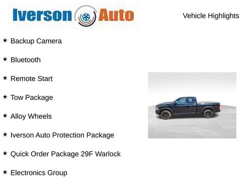 Used 2022 RAM 1500 Classic Warlock w/ Electronics Group AWD/4WD image 2
