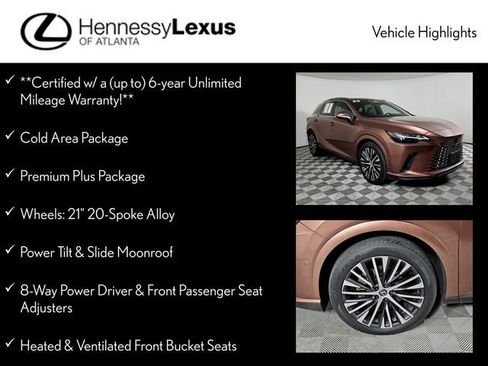 Used 2023 Lexus RX 350 Premium Plus w/ Accessory Package AWD/4WD image 12