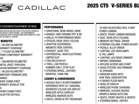 Used 2025 Cadillac CT5 V Blackwing RWD image 3