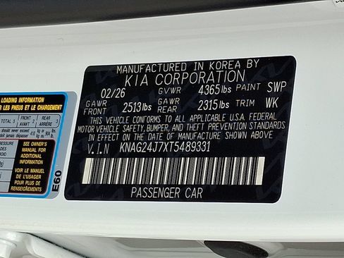 New 2026 Kia K5 LXS FWD image 20
